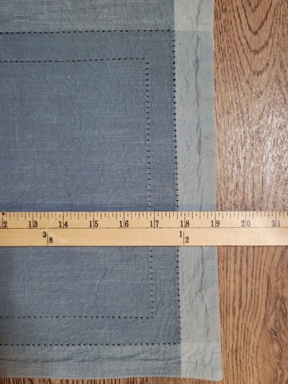 Pier 1 Imports Blue Placemats Set of 6 - 100% Cotton Great Condition 18